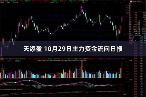 天添盈 10月29日主力资金流向日报