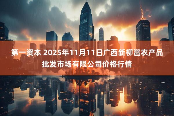 第一资本 2025年11月11日广西新柳邕农产品批发市场有限公司价格行情